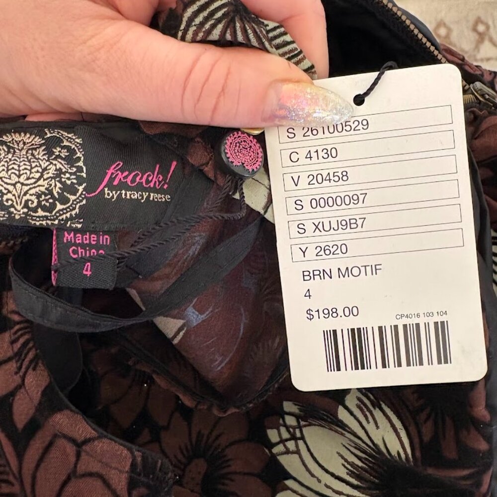 NEW Anthropologie Frock Chrysanthemum Dress 4 - Picture 5 of 5